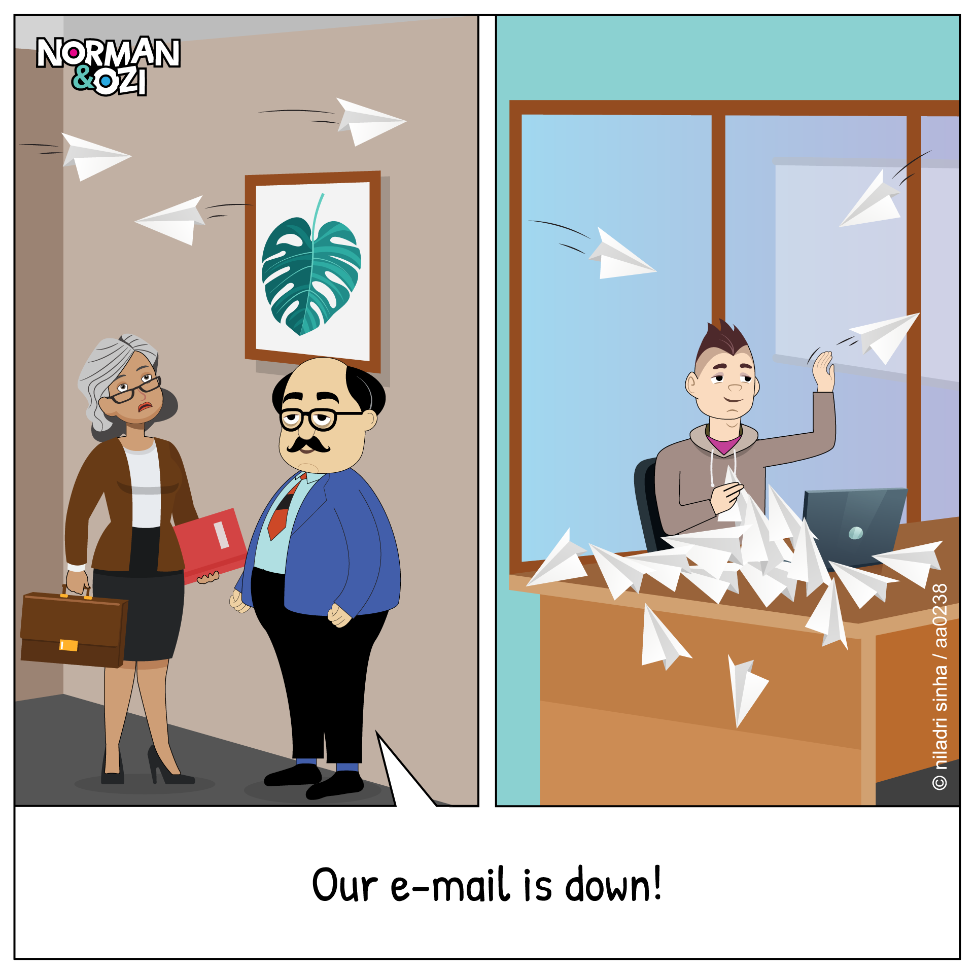email web comics